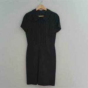 Ava & Aiden Black Short Sleeve Sheath Dress Size 4